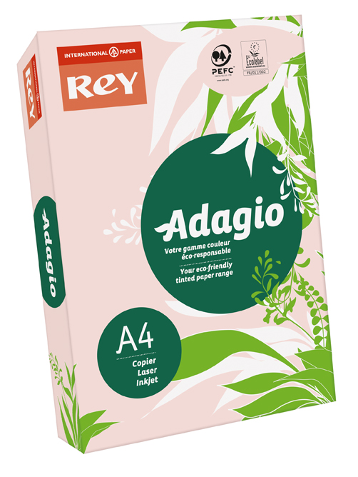 Adagio Pink A4 Copier Paper 80gsm