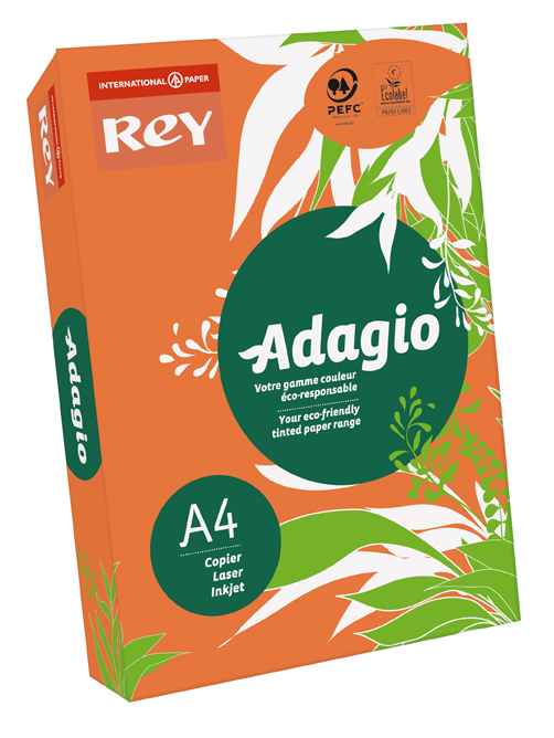 Adagio Orange A4 Copier Paper 80gsm
