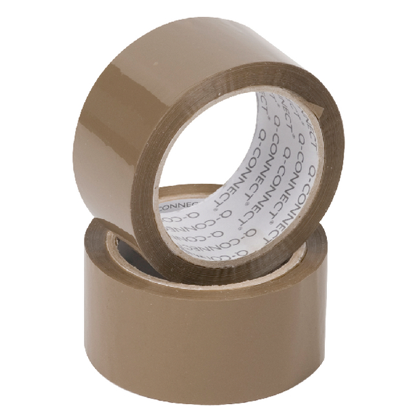 Q-Connect Packaging Tape 50mmx66M (1 Roll)