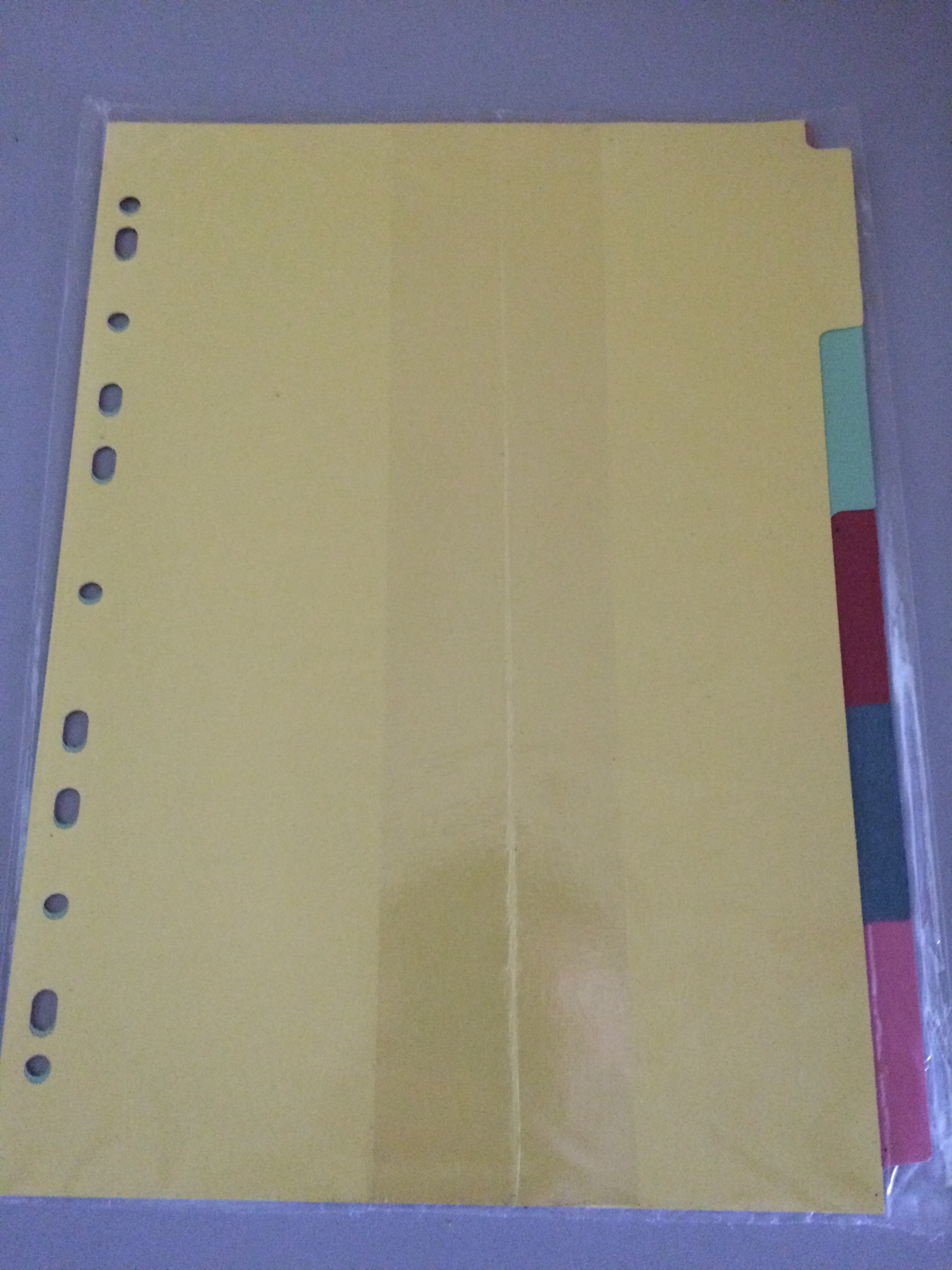 A4 5 PT COL DIVIDERS 295160