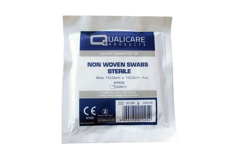 Sterile Swabs 10 x 10cm Pk5