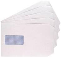 C5 S/S White Window Envelopes (500)