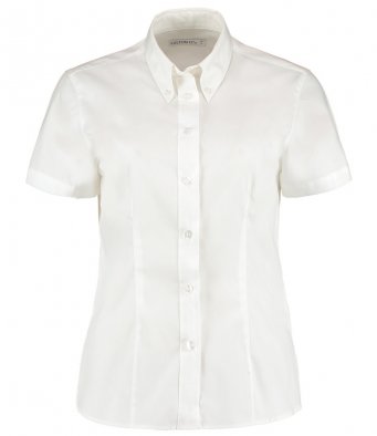 Kustom Kit Ladies S/Sleeve White Size 10
