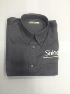 Shine KK109 Shirt Charcoal Size 15"