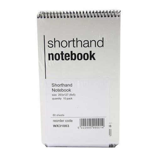 SHORTHAND NOTEBOOKS SPIRAL BOUND