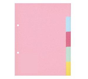 Np A4 Manilla Divider 5Part Multi