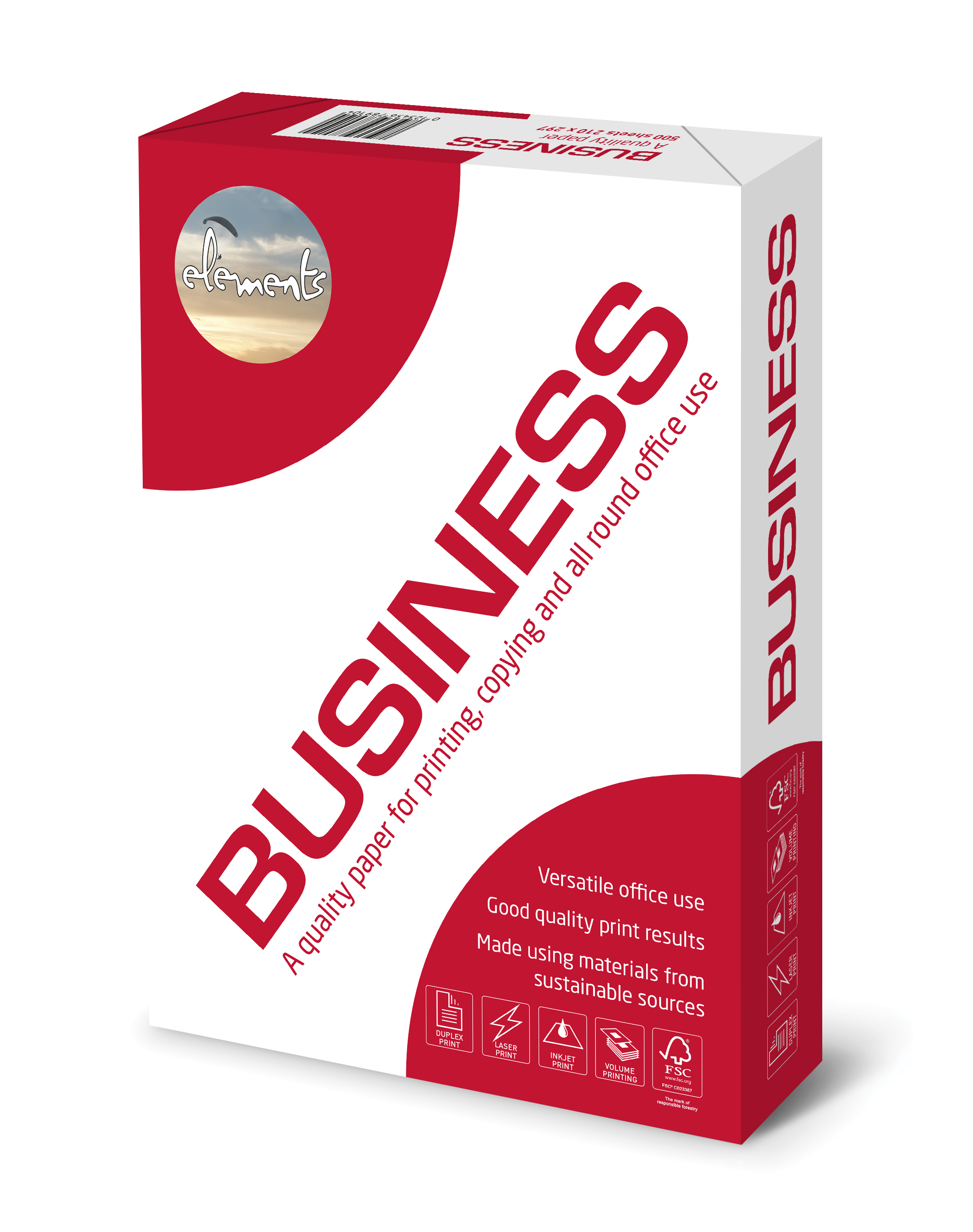 Elements Business Paper A4 90G Box 2500
