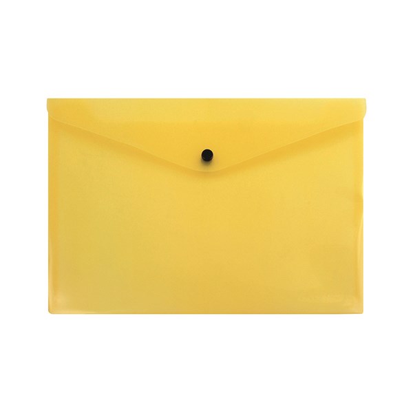 A4 Yellow Press Stud Wallets (12)