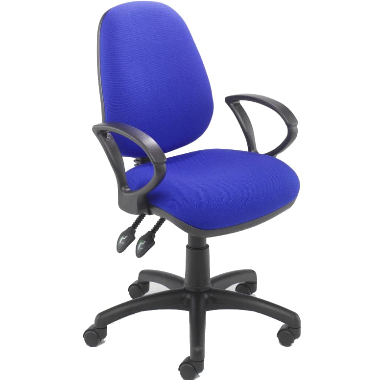 H/BackTypist Chair+AB Arm Advant Cobalt