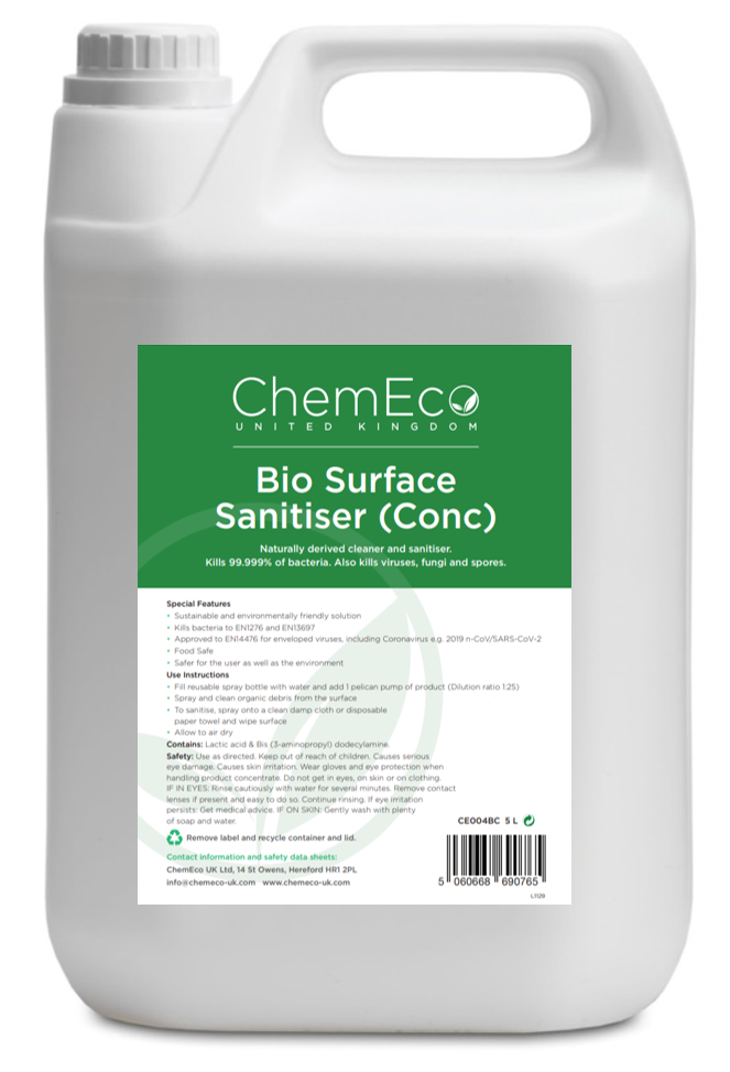 Bio Surface Sanitiser 1x5L Net Carbon Zero