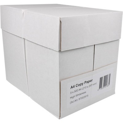 A4 WHITE LASER COPIER PAPER REAM (AN)