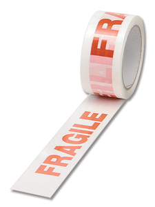 FRAGILE TAPE 50mm x 66m - MULTI BUY DISCOUNT AVAILABLE!!