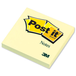 POST-IT NOTES 3 x 3" YELLOW - MULTI BUY DISCOUNT AVAILABLE!!
