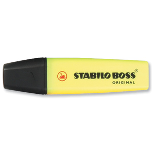 STABILO BOSS HIGHLIGHTER YELLOW - MULTI BUY DISCOUNT AVAILABLE!!