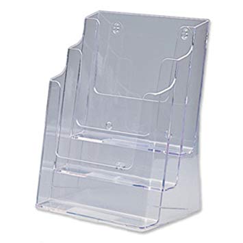 DEFLECTO LITERATURE HOLDER A4 3 TIER