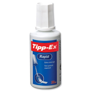 TIPPEX RAPID FLUID 20ml WHITE - MULTI BUY DISCOUNT AVAILABLE!!
