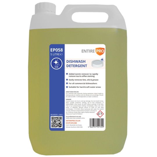 DISHWASHER DETERGENT 5litres