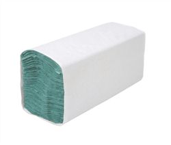 HAND TOWELS C FOLD 1ply GREEN 2640sheets