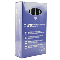 Permanent Marker Bullet Tip Black WX26045A Permanent Marker Bullet Tip Black WX26045A