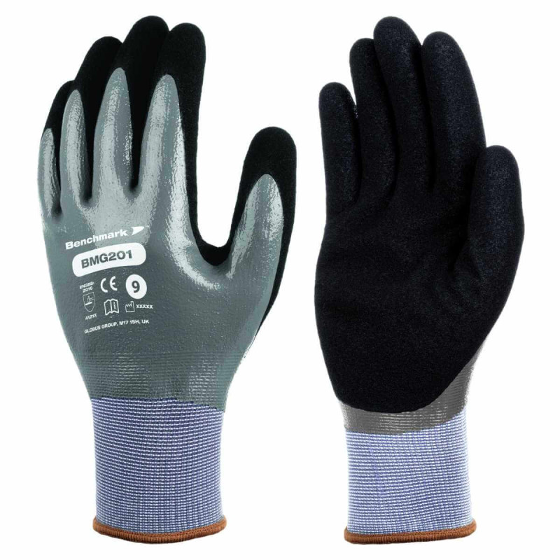Benchmark BMG201 Multi Purpose Nitrile Gloves Benchmark BMG201 Multi Purpose Nitrile Gloves