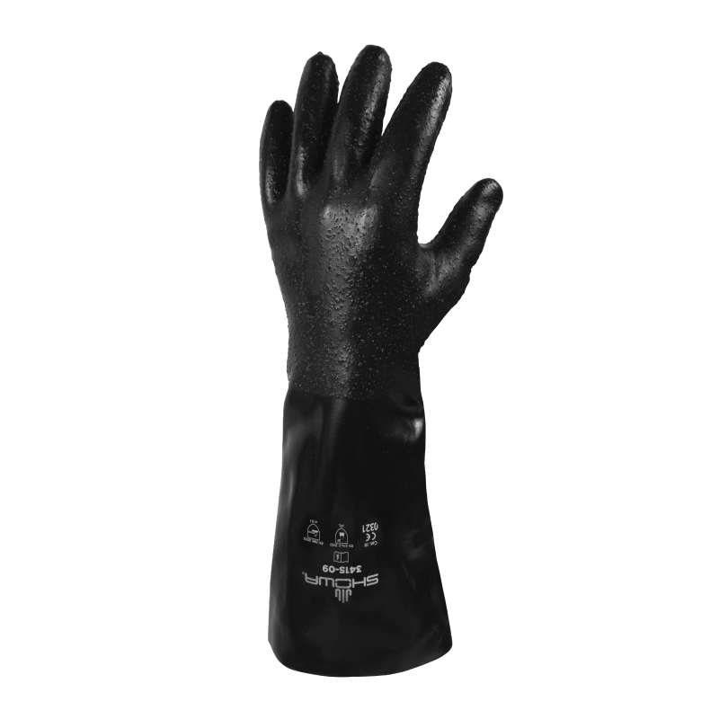 Showa 3415 Rough Texture Neoprene Gauntlet Showa 3415 Rough Texture Neoprene Gauntlet