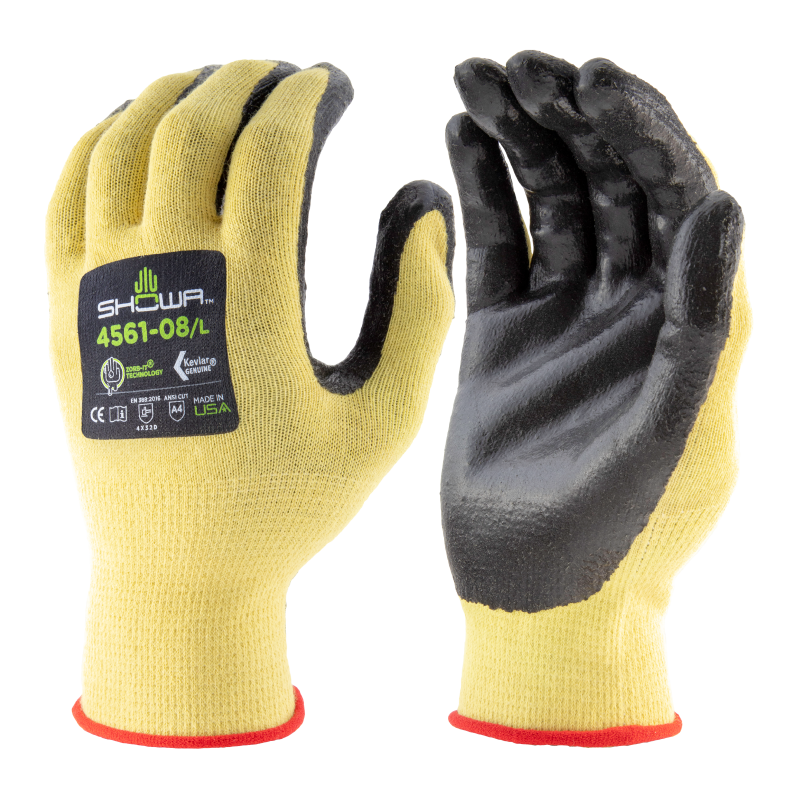 Showa 4561 Cut Level D Oil Grip Gloves Showa 4561 Cut Level D Oil Grip Gloves