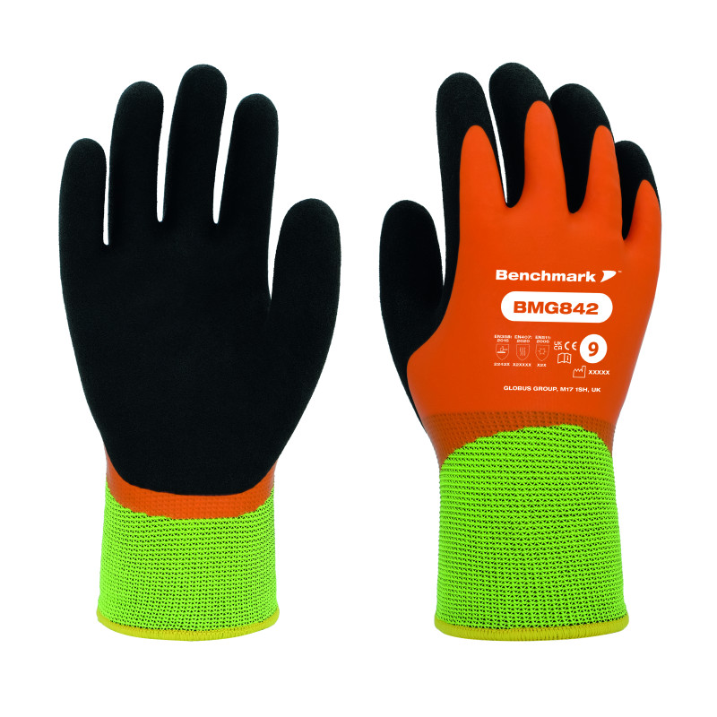 Benchmark BMG842 Dual Latex Thermal Grip Gloves Benchmark BMG842 Dual Latex Thermal Grip Gloves