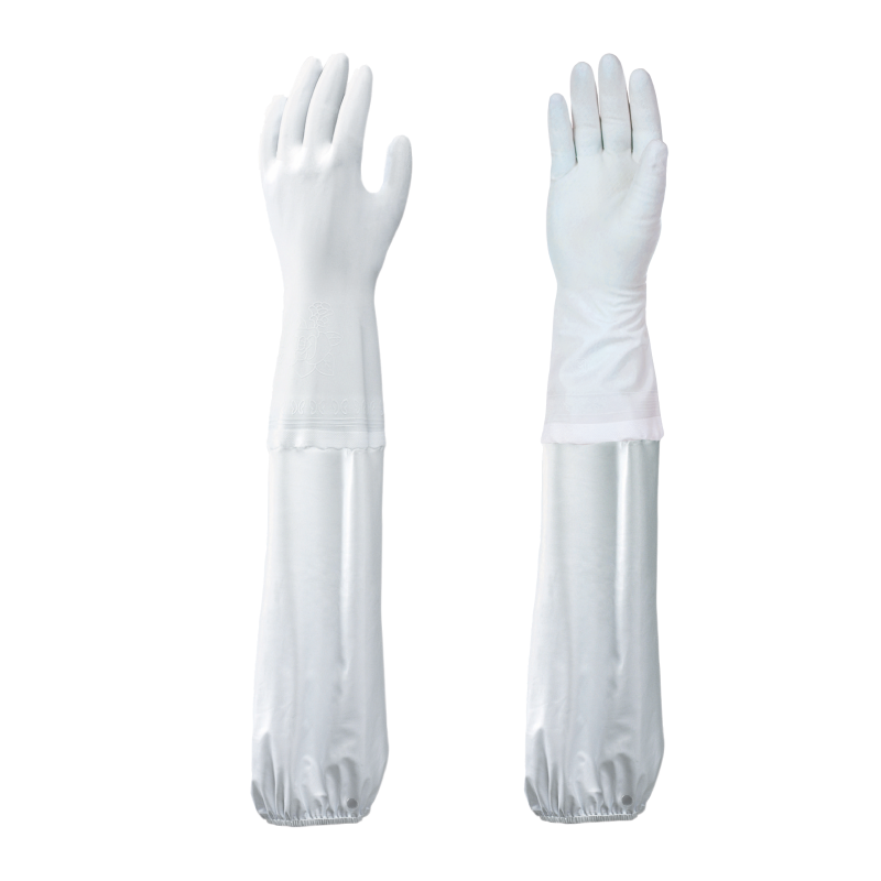 Showa BO710 Unsupported PVC Long Sleeve Gloves Showa BO710 Unsupported PVC Long Sleeve Gloves