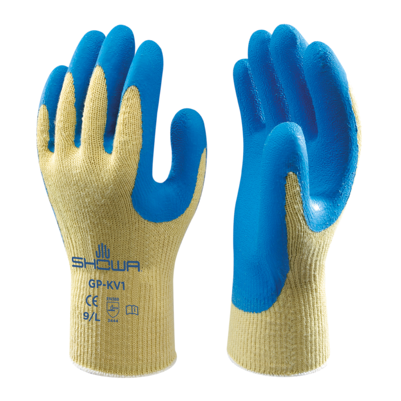Showa GP-KV1 Cut Level C Wet & Dry Grip Gloves Showa GP-KV1 Cut Level C Wet & Dry Grip Gloves