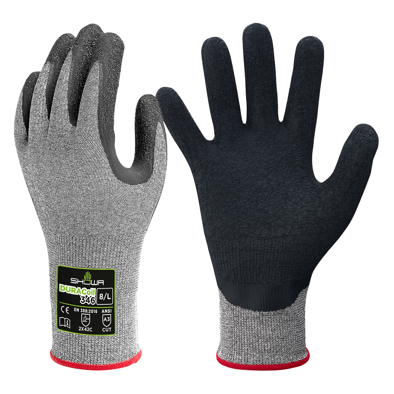 Showa 346 Cut Resistant Duracoil Lined Gloves Showa 346 Cut Resistant Duracoil Lined Gloves