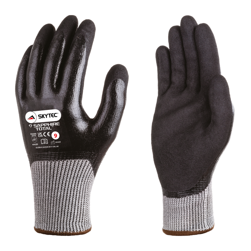 Skytec Sapphire Total Oil Resistant Grip Gloves Skytec Sapphire Total Oil Resistant Grip Gloves