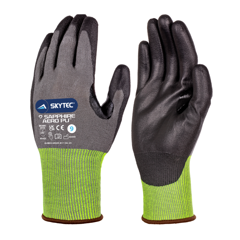 Skytec Sapphire Aero PU Medium Cut Gloves Skytec Sapphire Aero PU Medium Cut Gloves