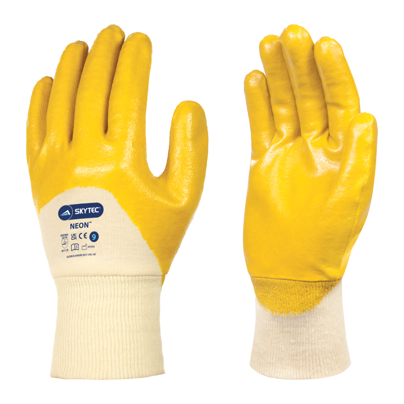 Skytec Neon Hi Vis Multi Purpose Gloves Skytec Neon Hi Vis Multi Purpose Gloves