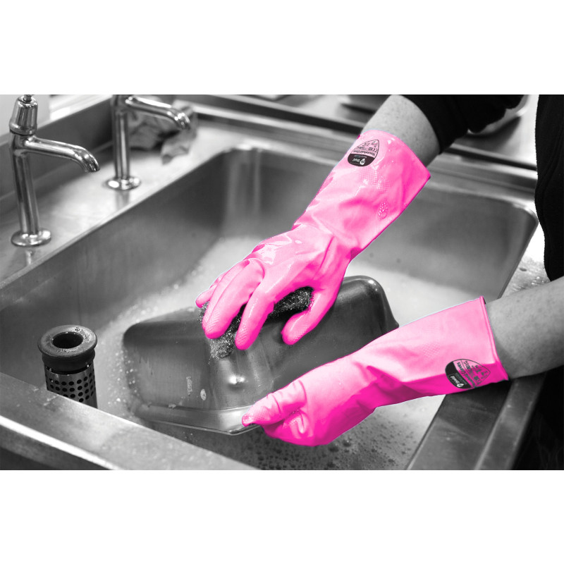 Polyco GR01 0.40mm 30cm Shield® Latex Rubber Household Glove