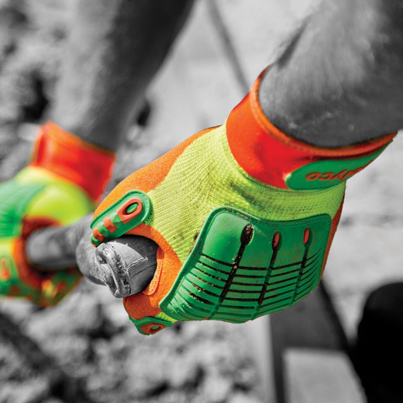 Polyco Multi-Task® E HV High Visibility Nitrile Palm Coated Glove Polyco Multi-Task® E HV High Visibility Nitrile Palm Coated Glove