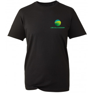 Lime Hill Academy Organic T Shirt inc Logo