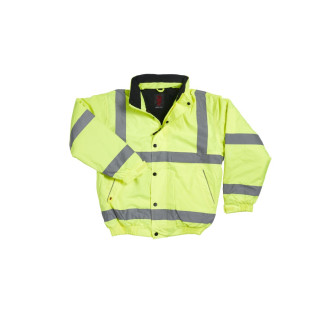 Warrior Hi-Vis Bomber - Fleece Lined